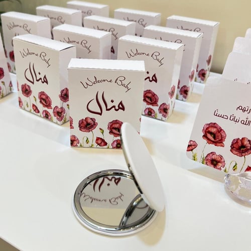 مرايا جلد دائرية(6حبات)