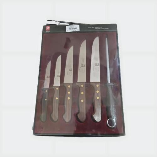 سكاكين ابوطير خوجه برتغالي طقم 5 ح + مسن