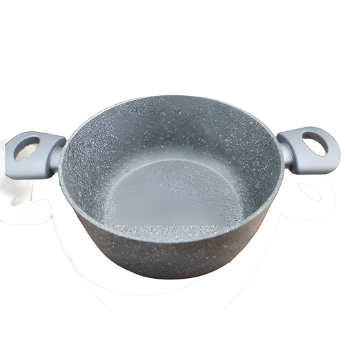 قدر منيرليا جرانيت غطاء قزاز ايطالي 24 سم