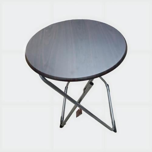 طاولة خشب مدور كوفي اسودا