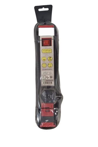 توصيلة كهربائية سافكس بمفتاح - 3 فتحة - 5 متر - 2...