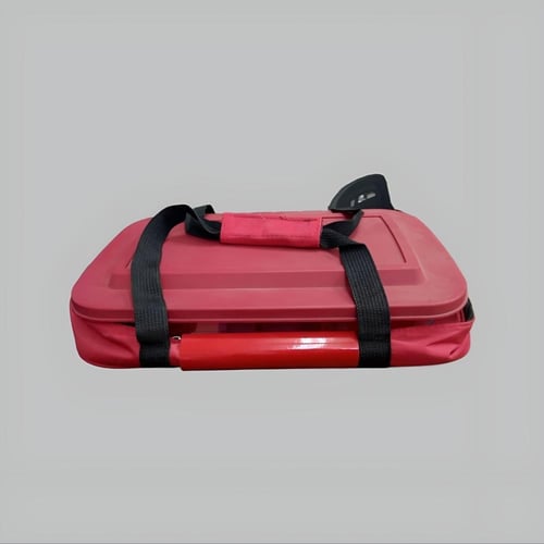 صينية قزاز مستطيل مع شنطة احمر G-MP0422