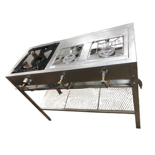 موقد 3 عين - 1 عين كبير 2 عين صغير