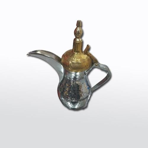 دلة نحاس حب الرمان لونين هندي صغير