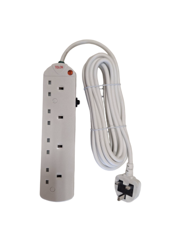 توصيلة كهربائية تولون 4 فتحة - 5 متر - 2990 واط