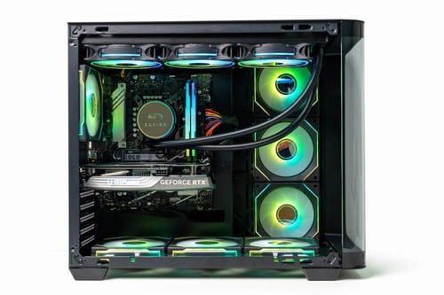 بي سي قيمنق, RTX 5080, i7 14700F, رام 16GB DDR5, ت...