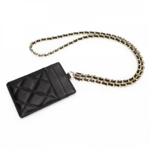 حامل بطاقة جلد