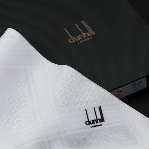 شماغ دنهل هدب 2020 Dunhill ابيض شلش