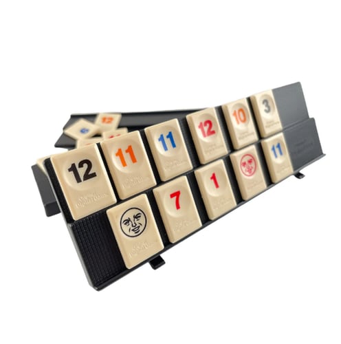 لعبة Rummikub لعبة لوحية عائلية جماعية حجم كبير