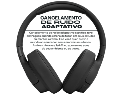 سماعة راس لاسلكية JBl تون 770 بخاصية الغاء الضوضاء...