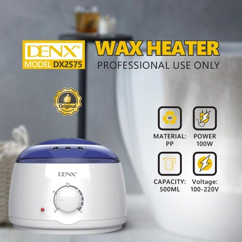 جهاز تسخين شمع لازالة الشعر بقوة 100 واط وسعة 500م...