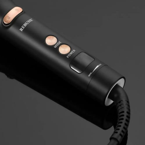 ريبون مموج الشعر الذاتي بمستويات حرارة وتحكم باتجا...