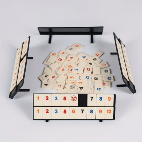 لعبة Rummikub لعبة لوحية عائلية جماعية حجم كبير