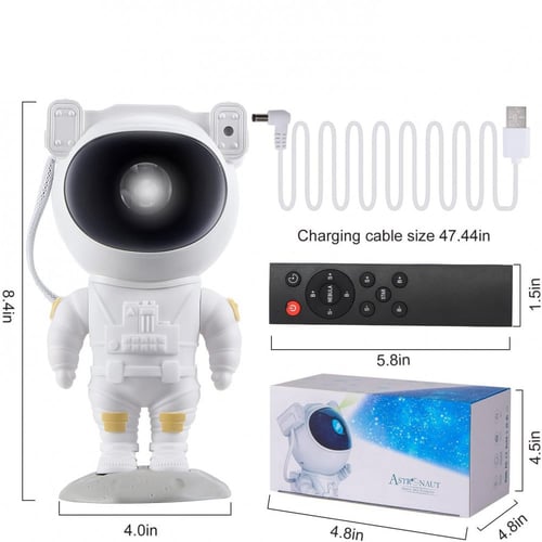 اضاءة رائد الفضاء جهاز عرض جالكسي بإضاءة LED بتصمي...