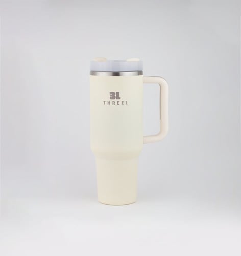 حافظة ثريل 1.18 لتر - THREEL H2.0 أبيض | كوب لحفظ...