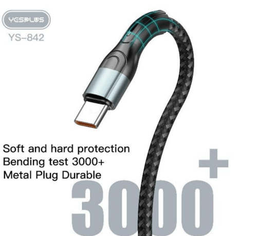 كيبل شحن تايب سي Type-C من YESPLUS YS-842