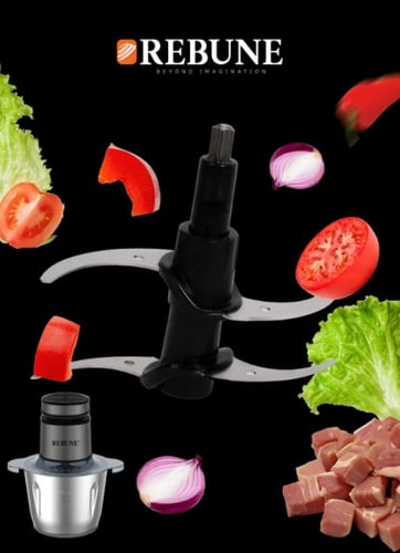 ريبون فرامة خضار ولحوم ستيل بسعة 3 لتر ، 500 واط م...