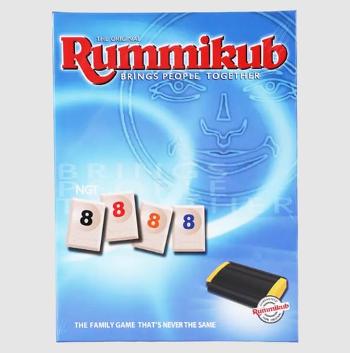 لعبة Rummikub لعبة لوحية عائلية جماعية حجم كبير