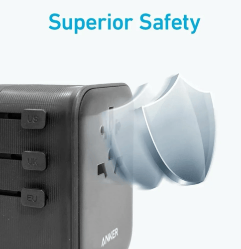 فيش سفر انكر متعدد المداخل بقوة 65 واط بمنفذين يو...