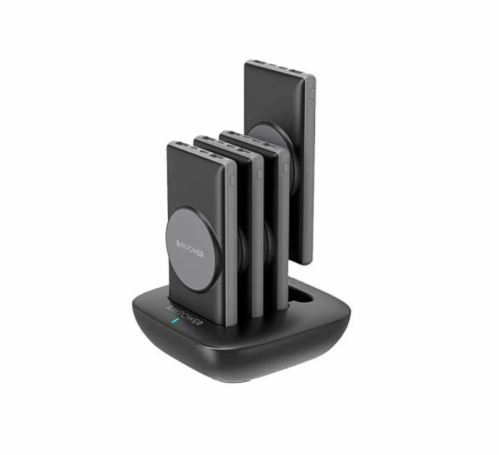 منصة راف باور 4 بطاريات بسعة 10000 ملي امبير شحن و...