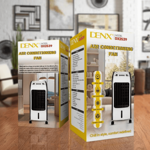 مكيف صحراوي متنقل يعمل بالماء بسعة خزان 4 لتر, مصم...