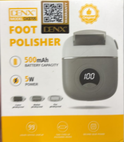 مزيل مسامير القدم الكهربائي للقدمين، ناعم مع مبرد...