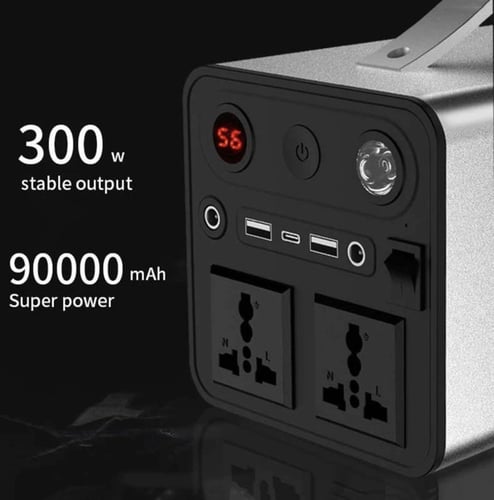 مولد كهربائي محمول للرحلات بقوة 90,000 ملي امبير,...