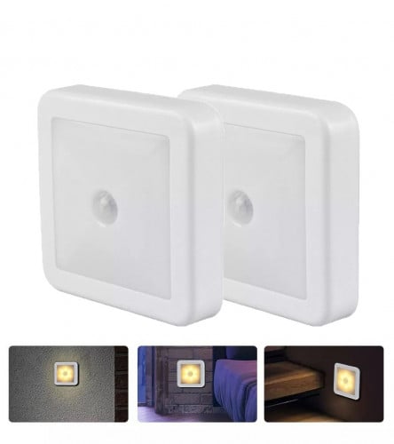 (عرض الحبتين) 2 لمبة اضاءة ليلية ذكية حساسة للحركة...