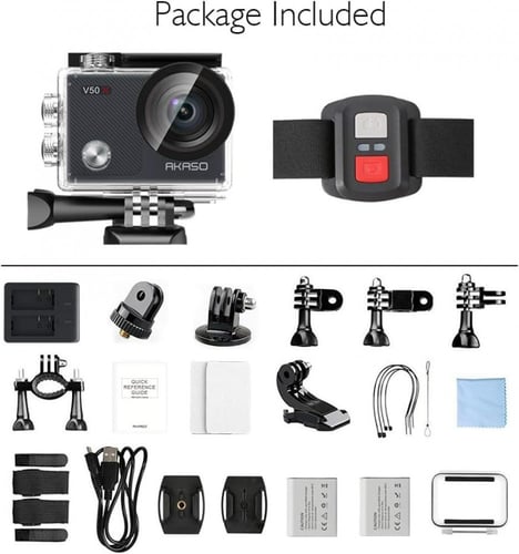 كاميرا أكاسو AKASO V50 X بتصوير 4K و 30 إطار في ال...