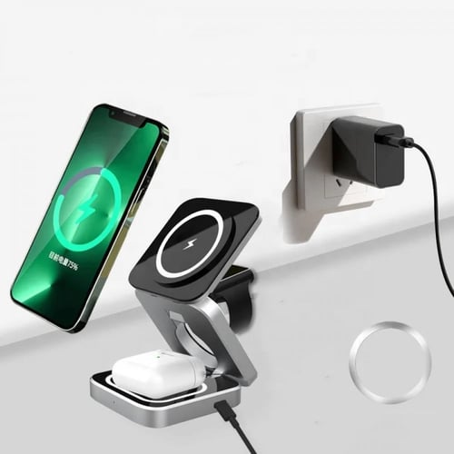 منصة شحن لاسلكي مغناطيسي تدعم الشحن السريع من دينك...