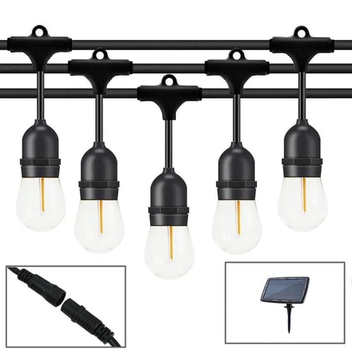 سلسلة مصابيح LED تعمل بالطاقة الشمسية مقاومة للماء...