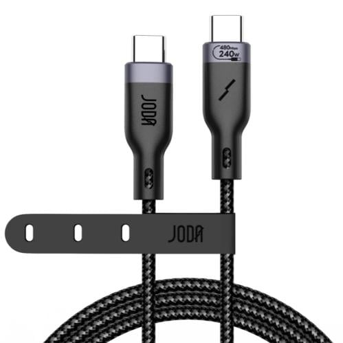 كيبل شحن ونقل بيانات تايب سي الى تايب سي 1 متر بقو...