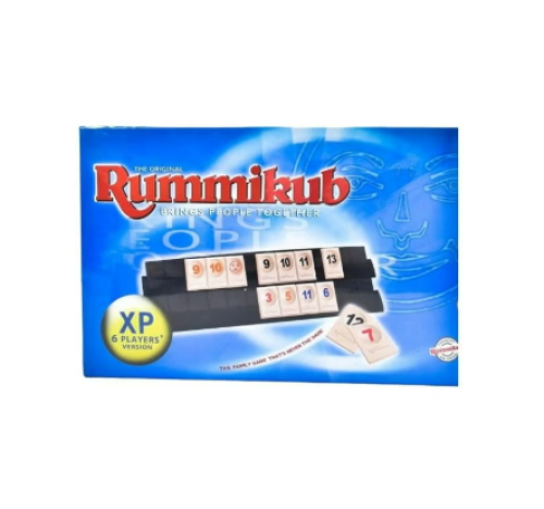 لعبة Rummikub لعبة لوحية عائلية جماعية حجم كبير 6...