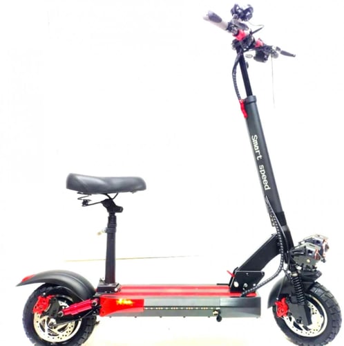 سكوتر كهربائي 48V فولت مزود بكشافين امامية وكفرات...