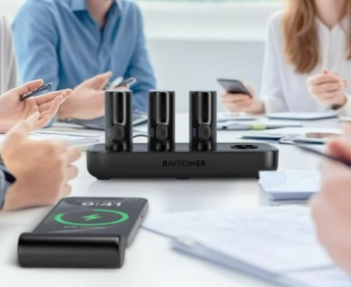 راف باور منصة 4 بطاريات باوربانك بسعة 5000 ملي امب...