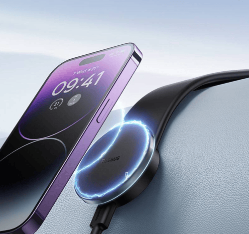 حامل جوال مغناطيسي لاسلكي من بيسوس - C02 Pro Serie...