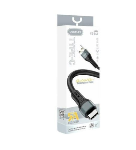 كيبل شحن تايب سي Type-C من YESPLUS YS-842