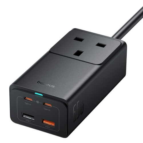 منصة شحن بيسوس بقوة 65 واط تدعم الشحن السريع بـ5 م...