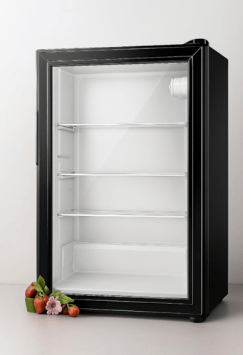 ثلاجة عرض باب زجاجي بسعة 48 لتر من دينكس DX4502