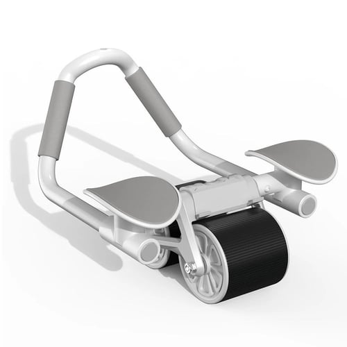 عجلة تمارين البطن مع ارتداد تلقائي ودعم للكوع مزود...