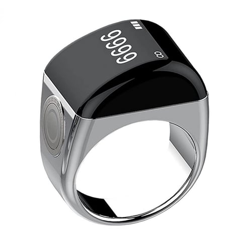 خاتم التسبيح الذكي والتذكير بمواقيت الاذان مقاوم ل...