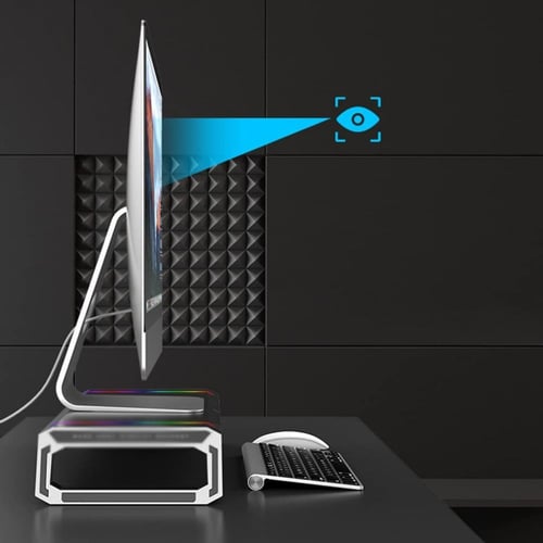 طاولة حاملة للشاشة قابلة للطي مع 4 منافذ USB وحامل...