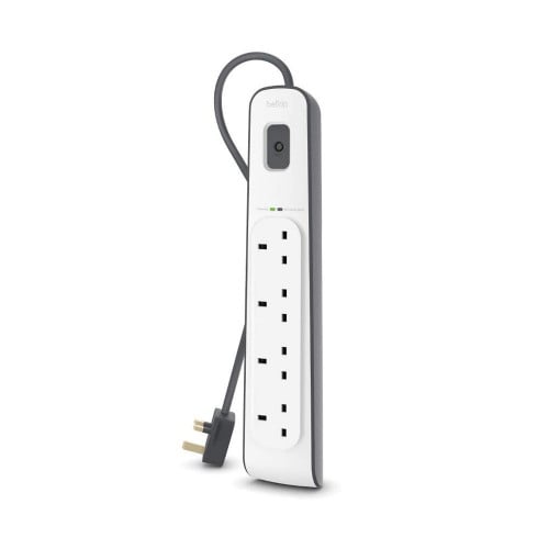 توصيلة كهرباء 2 متر ب4 منافذ ثلاثية من بيلكن