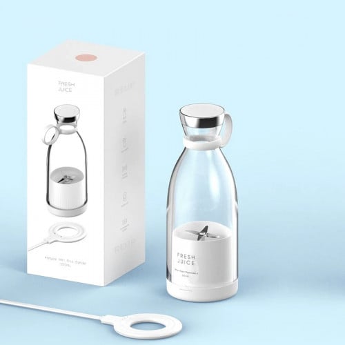 خلاط محمول ذكي وحافظة للسوائل 350مل تعمل بالشحن لا...