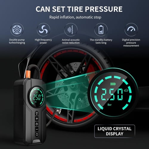 بطارية متنقلة اشتراك مشغل للسيارة بقوة 6000 ملي ام...