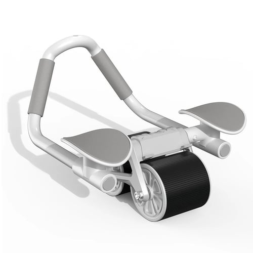 عجلة تمارين البطن مع ارتداد تلقائي ودعم للكوع مزود...