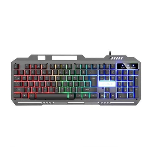 ماوس وكيبورد جيمنج مخصصة للألعاب مزود بإضاءات ليد...