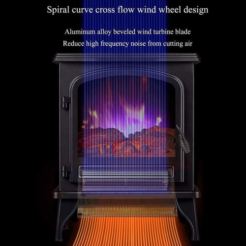 دفاية ديكور على شكل دولاب بقوة 2000 واط من جي في س...