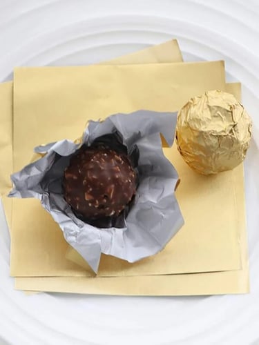 ورق الومنيوم للشوكلاته (100) حبة