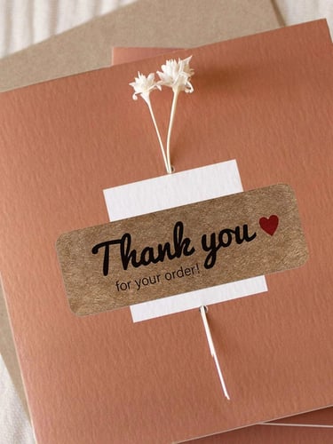 ملصقات Thank you عدد (120) ملصق